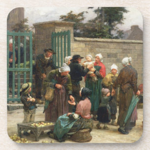 Porta-copo Recolhendo os Foundlings (óleo em canvas)