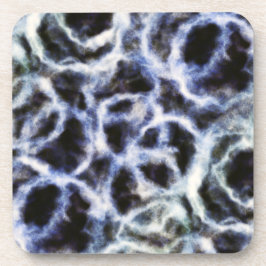 Porta-copo recycled indigo shibori :