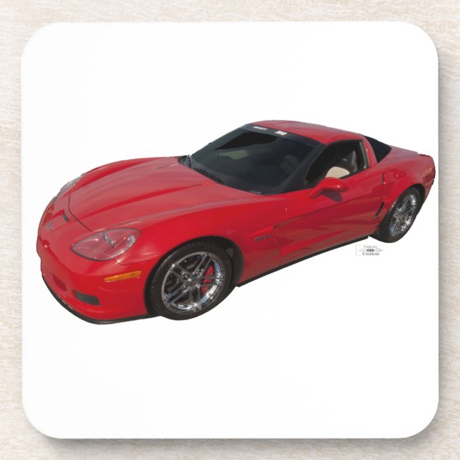 Porta-copo Red Corvette (Frente)