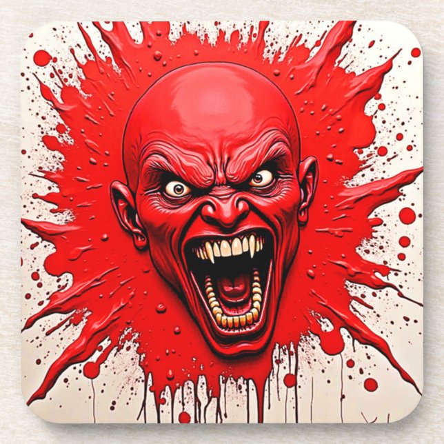 Porta-copo Red Demon Fury Art (Frente)