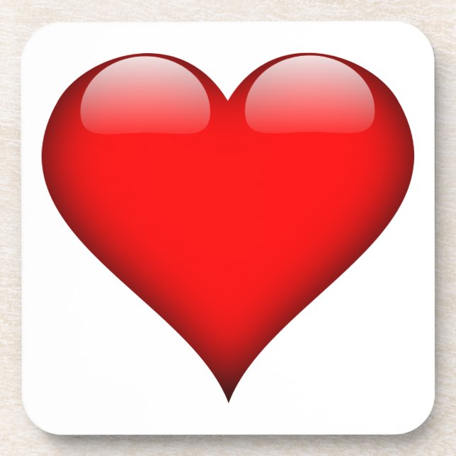 Porta-copo Red Heart Love (Frente)