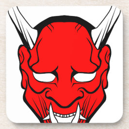 Porta-copo Red Japan Hannya Mask