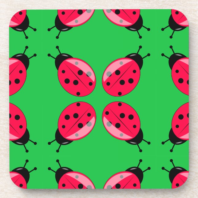 Porta-copo Red Ladybugs (Frente)