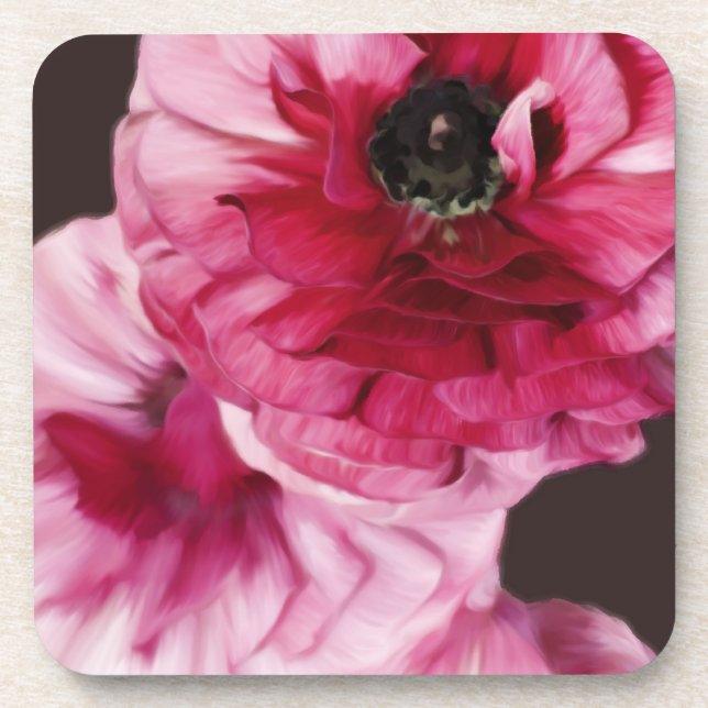 Porta-copo Red Ranunculus (Frente)