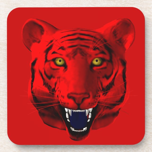 Porta-copo Red Tiger (Frente)