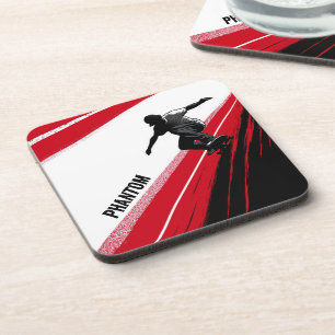 Porta-copo Red White e Black Skater