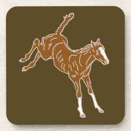 Porta-copo Refeição de Cavalo - uni-coloração transparente.