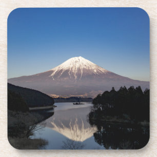 Porta-copo Reflexo do Lago Mt Fuji