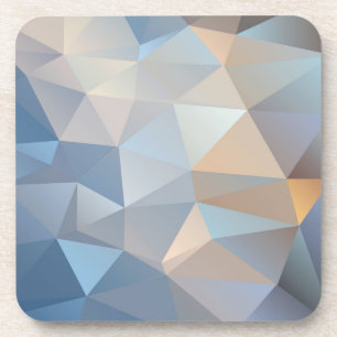 Porta-copo Refrigere o teste padrão abstrato do triângulo