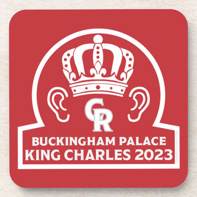 Porta-copo Rei Charles Royal Coronation 2023 (Frente)