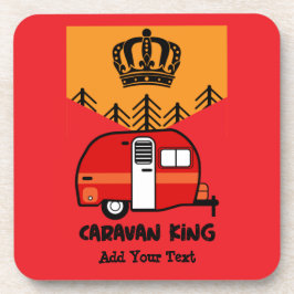 Porta-copo Rei do Camper - Engraçado Acampamento RV Café Mu