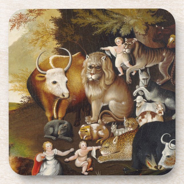 Porta-copo Reino pacífica, c.1834 (óleo em canvas) (Frente)