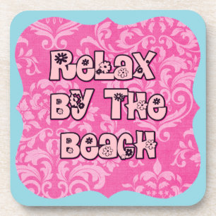 Porta-copo Relaxe na Praia