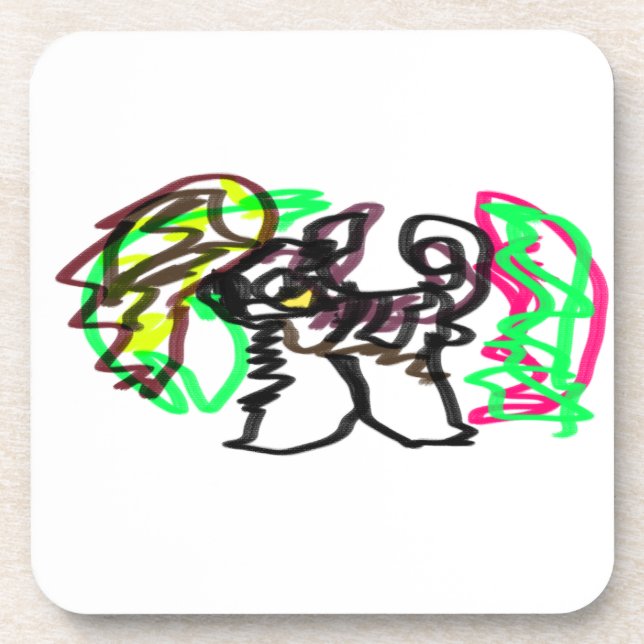 Porta-copo Reprodução de outono de rouco (Frente)