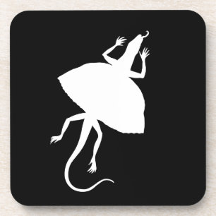 Porta-copo Réptil branco