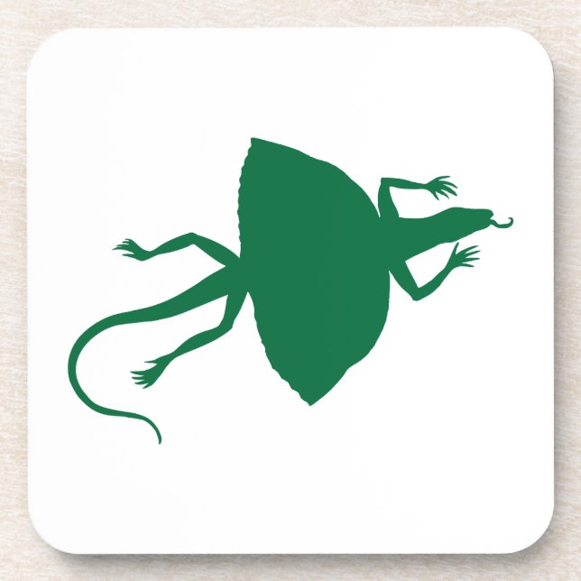 Porta-copo Réptil verde (Frente)