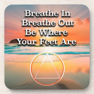 Porta-copo Respirar Em Breathe Recovery Slogan Sunrise