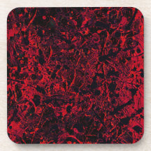 Restos Nº 1 Coxim de Bebida Abstrato
