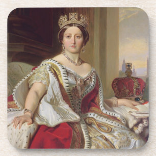 Porta-copo Retrato da rainha Victoria (1819-1901) 1859 (óleo