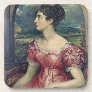 Porta-copo Retrato da senhorita Puxley, 1826 (óleo em canvas)