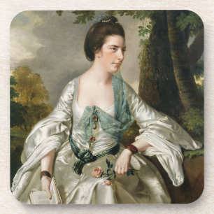 Porta-copo Retrato da Sra. Nicholas Ashton, Mary nee Warburto