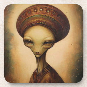 Porta-copo Retrato de Alienígena antigo
