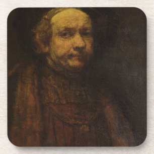 Porta-copo Retrato de auto como um ancião, c.1664 (óleo em