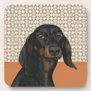 Porta-copo Retrato De Cachorro Negro Para Cachorros Alojantes