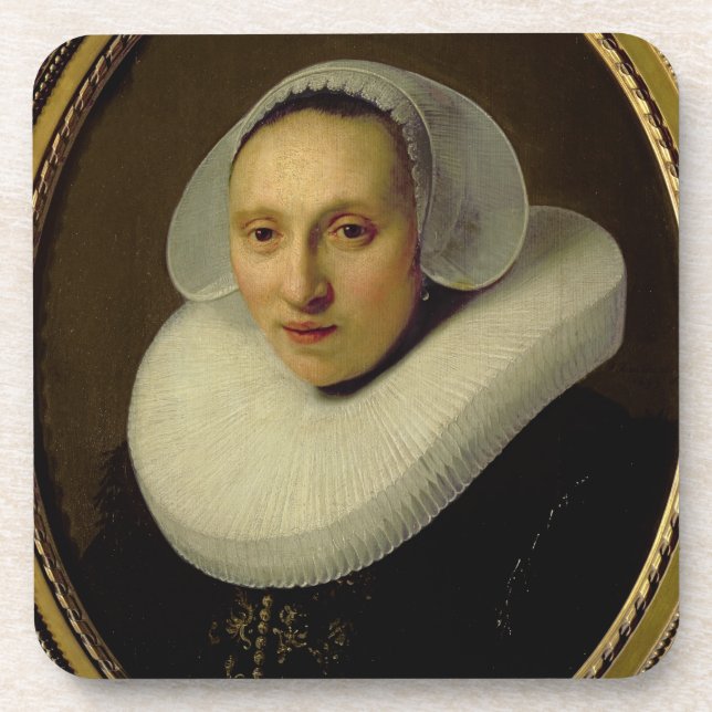 Porta-copo Retrato de Cornelia Pronck, esposa de Albert (Frente)