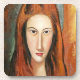 Porta-copo Retrato de Jeanne Hebuterne, de Amedeo Modigliani 