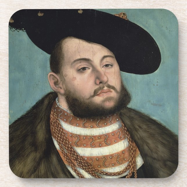 Porta-copo Retrato de John Frederick o Magnanimous (1503-5 (Frente)
