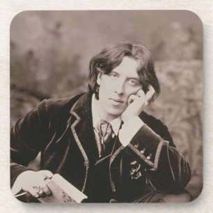 Porta-copo Retrato de Oscar Wilde (1854-1900), 1882 (pho de