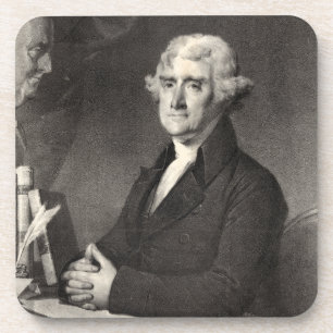 Porta-copo Retrato de Thomas Jefferson