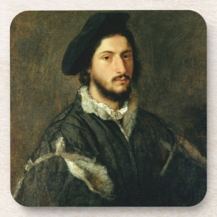 Porta-copo Retrato de Vincenzo Mosti (óleo em canvas)