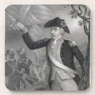 Porta-copo Retrato do general Francis Marion na batalha o