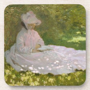 Porta-copo Retrato Impressionista de Primavera, Claude Monet