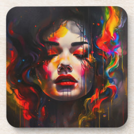 Porta-copo Retrato Surreal Negrito