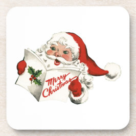 Porta-copo Retro Papai Noel Cheio