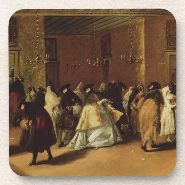 Porta-copo Reunião mascarada (Frente)