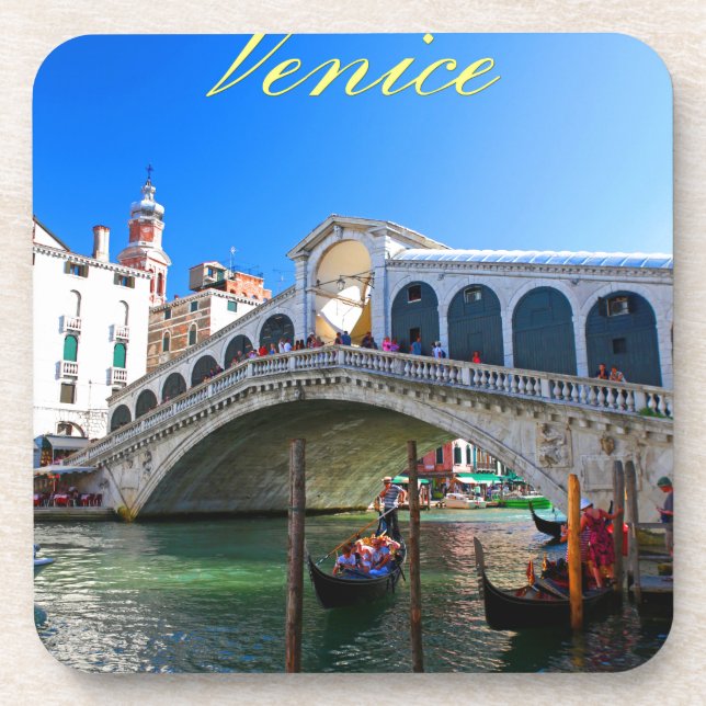 Porta-copo Rialto Bridge Veneza - Foto Pro (Frente)