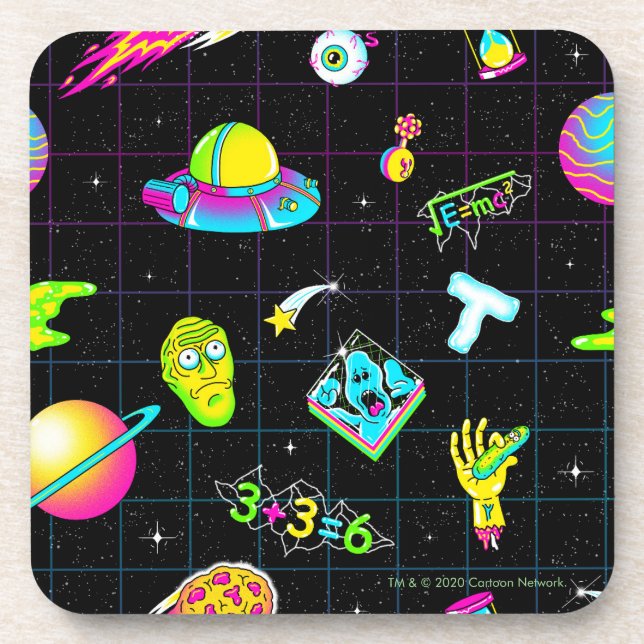 Porta-copo RICK E MORTY™| Estação Psychedelic 3 Padrão (Frente)