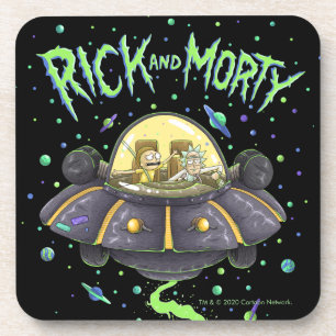 Porta-copo RICK E MORTY™ Gráfico de Voo Espacial Ilustrado