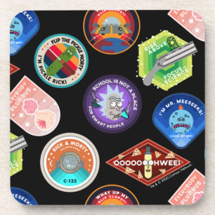 Porta-copo RICK E MORTY™ Padrão de patches externos