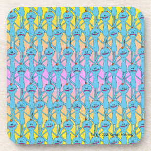 Porta-copo RICK E MORTY™ Rainbow Sr. Meeseeks Pattern