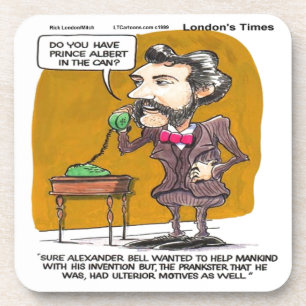 Porta-copo Rick London Engraçado Troça do Telefone de Alexand