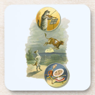 Porta-copo Rima Infantil Antiga Mãe Gansa Hey Diddle