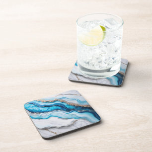 Porta-copo Rio Azul Marble