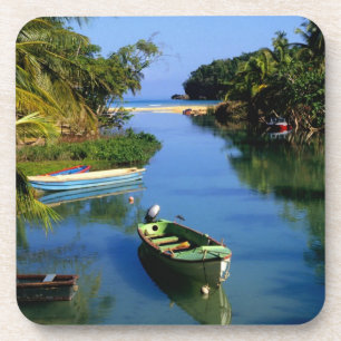 Porta-copo Rio cênico perto de Ocho Rios na Jamaica