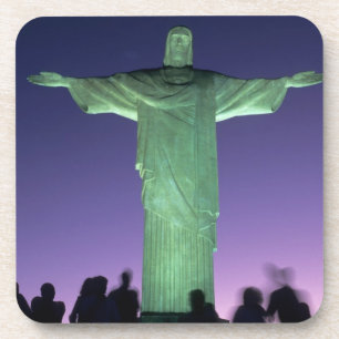 Porta-copo Rio de Janeiro, Brasil. a Estátua de Cristo sobre