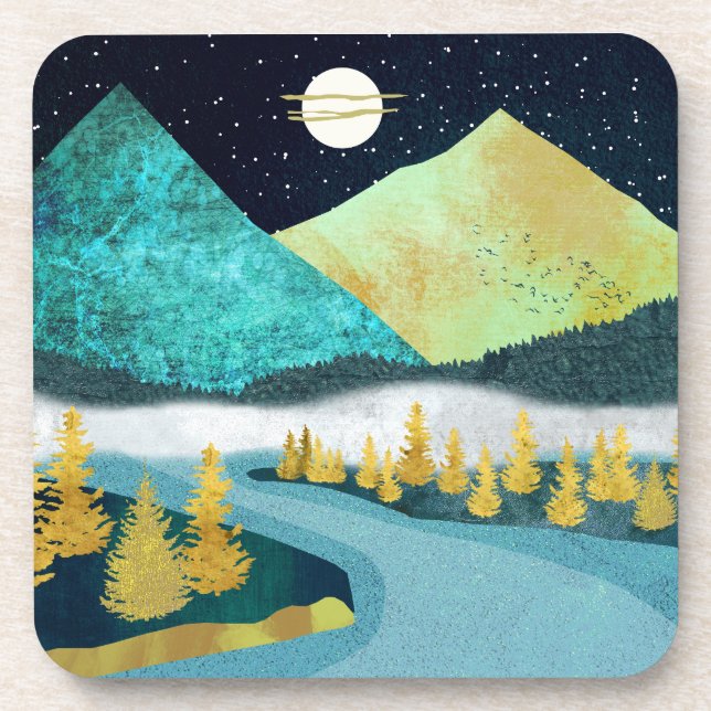 Porta-copo Rio ouro (Frente)